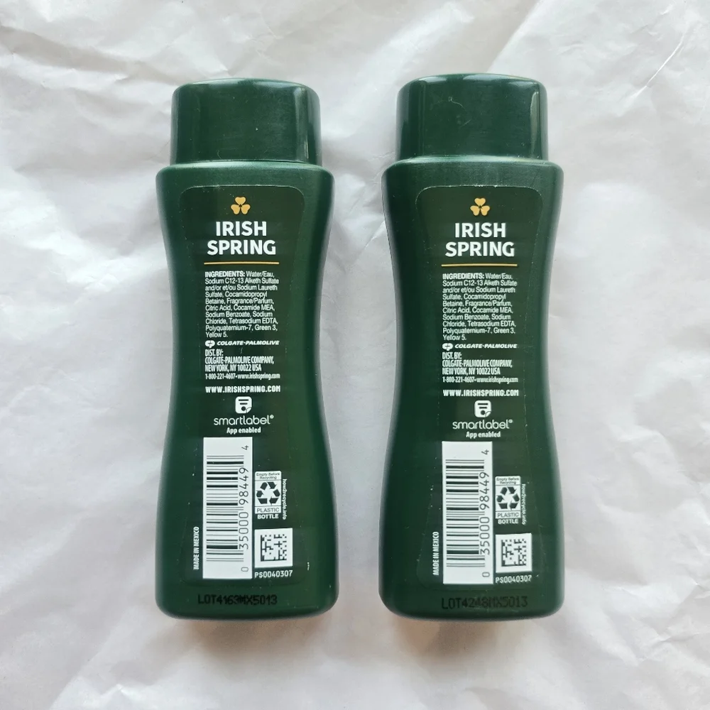 🍒 5/$20 new Irish Spring Original Clean Body Wash Men's Set of 2 Moisturizing